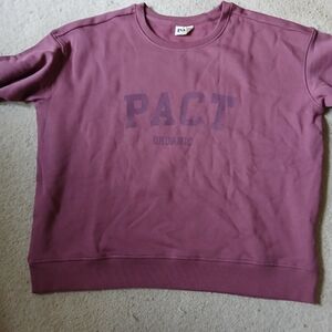 Pact Organic Purple Sweatshirt
